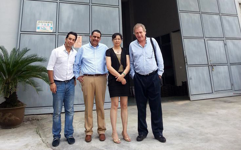 墨西哥客戶參觀工廠